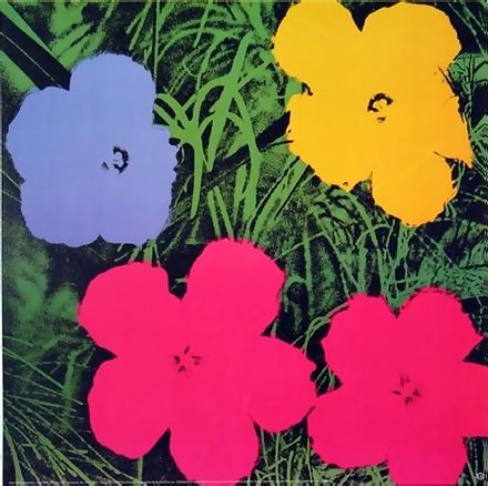 ANDY WARHOL FLOWERS RARE OFFICIAL AUTHORIZED