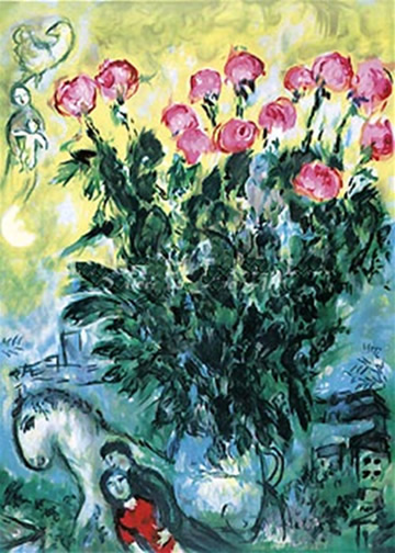 MARC CHAGALL, THE CHAGALL ROSES