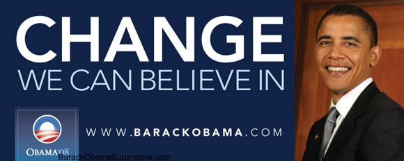 FABULOUS BARACK OBAMA OVERSIZE CAMPAIGN BANNER - COLLECTIBLE 6