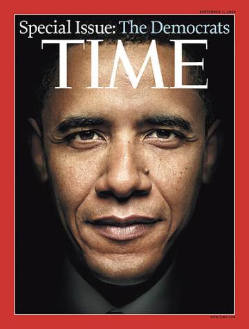 TIME MAGAZINE BARACK OBAMA DEMOCRATS COVER ISSUE 2008