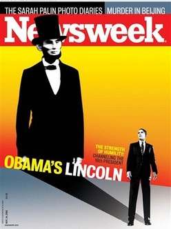 NEWSWEEK MAGAZINE BARACK OBAMA LINCOLN COVER ISSUE 2008