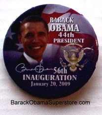 FAB BARACK OBAMA PRESIDENTIAL INAUGRATION COLLECTIBLE BTN-13