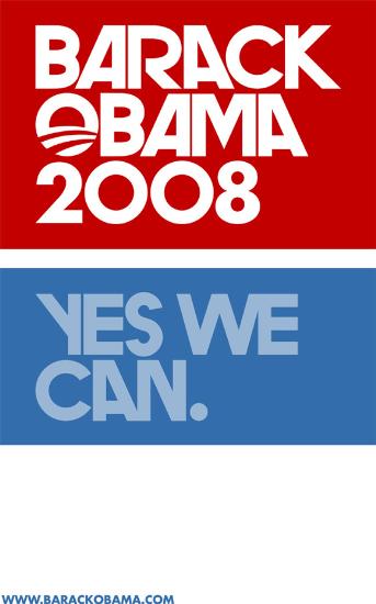 FAB BARACK OBAMA YES WE CAN  COLLECTIBLE CAMPAIGN POSTER